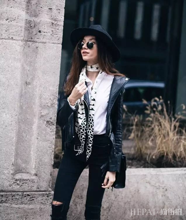 秋天就得搭配丝巾,丝巾的N种系法!