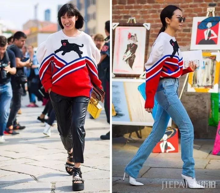 毛衣+半裙，毛衣+阔腿裤…保暖又时髦，从秋穿到冬的搭配！