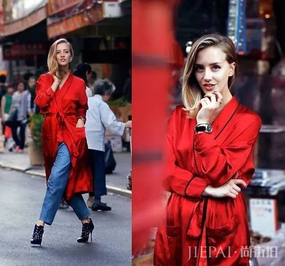 她身高只有155，却比175的模特穿衣还显得好看！