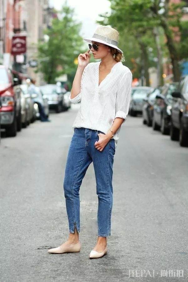 平底鞋这样搭，舒适又貌美！