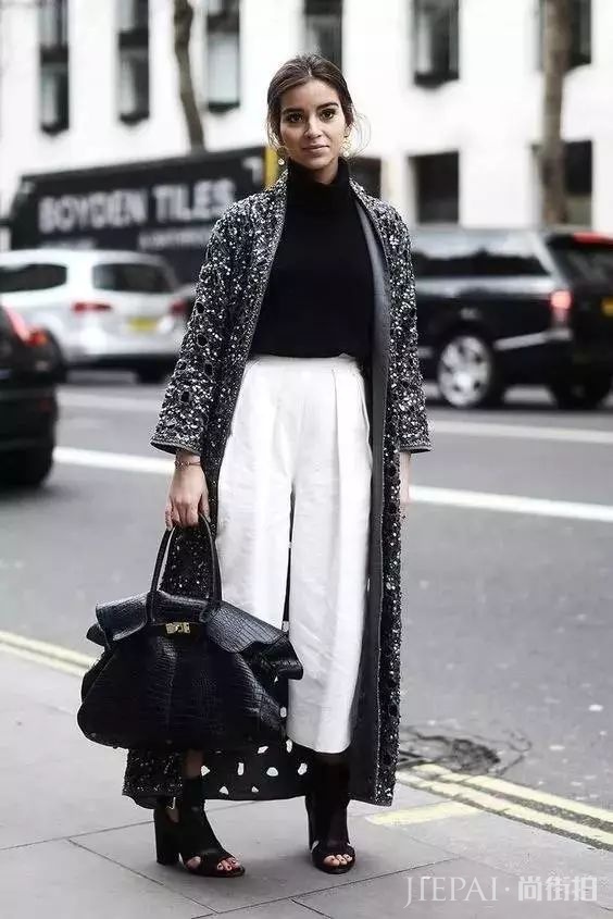 秋冬,大衣+阔腿裤,时髦温暖两不误!