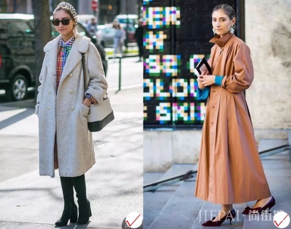 小个子就要穿长外套，穿出1.8身高！