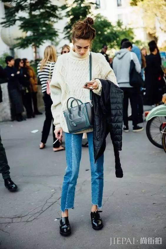 显瘦又显高的牛仔裤，这时候穿正好！