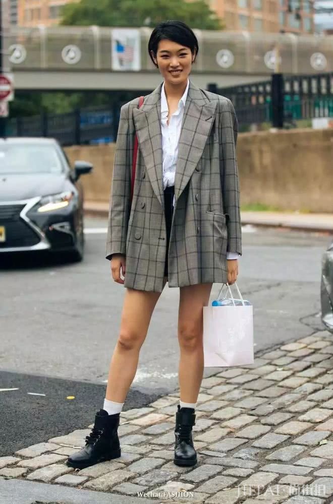 欧美街拍 看潮人最强西服搭配