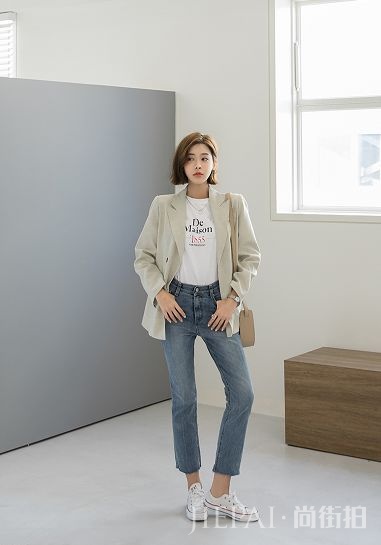 通勤必备の3类单品 25套配色自然清新的韩系淑女风穿搭