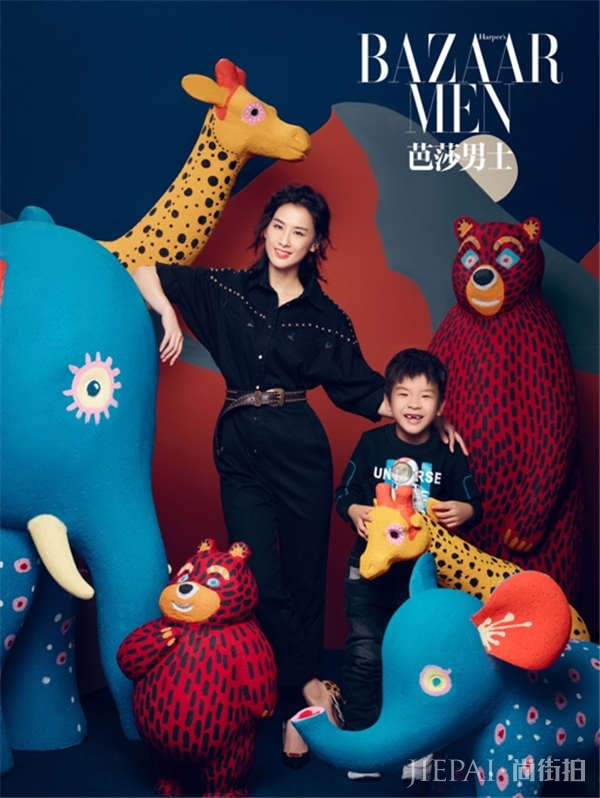 开启“丛林冒险”，黄圣依安迪登《芭莎男士》封面