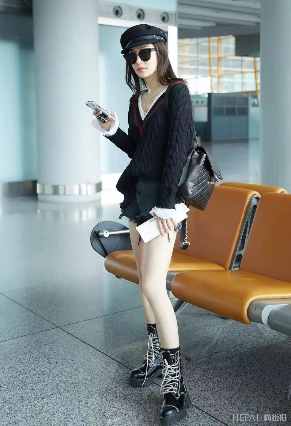 宋茜宋佳孙怡马思纯教你穿V领针织衫！