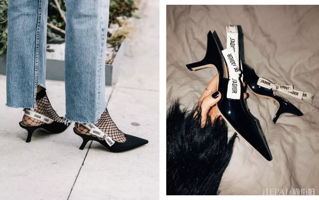 有了猫跟鞋，牛仔裤也能穿出优雅感！