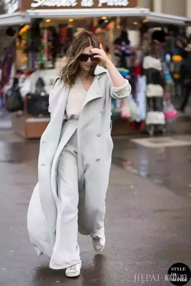 秋冬,大衣+阔腿裤,时髦温暖两不误!