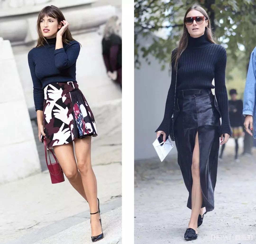 毛衣+半裙，毛衣+阔腿裤…保暖又时髦，从秋穿到冬的搭配！