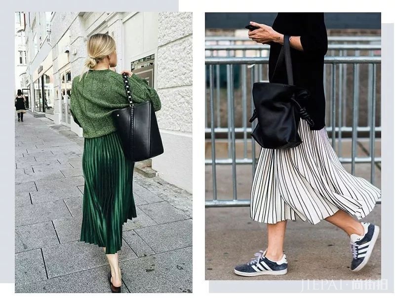 毛衣+半裙，美翻天了！