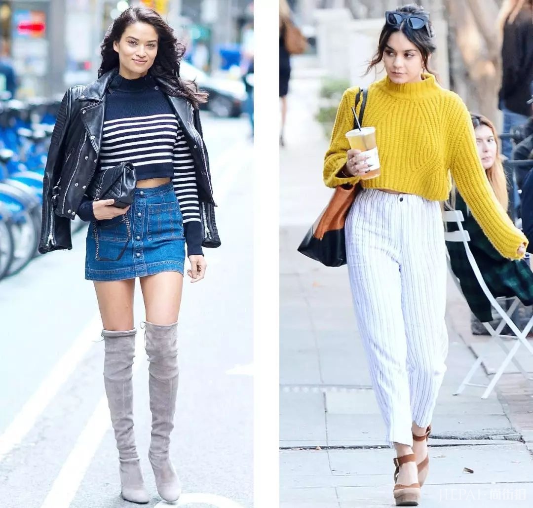 毛衣+半裙，毛衣+阔腿裤…保暖又时髦，从秋穿到冬的搭配！