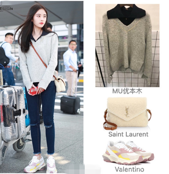 鞠婧祎的腿可真细,这么紧的裤子都能穿进去,网友:80斤都说多了