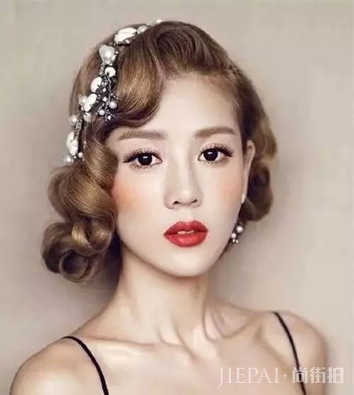 2018最新新娘短发造型图片 这些款式真是太美了