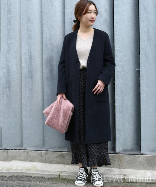 不同顏色大衣外套款式，穿出日系時尚流行