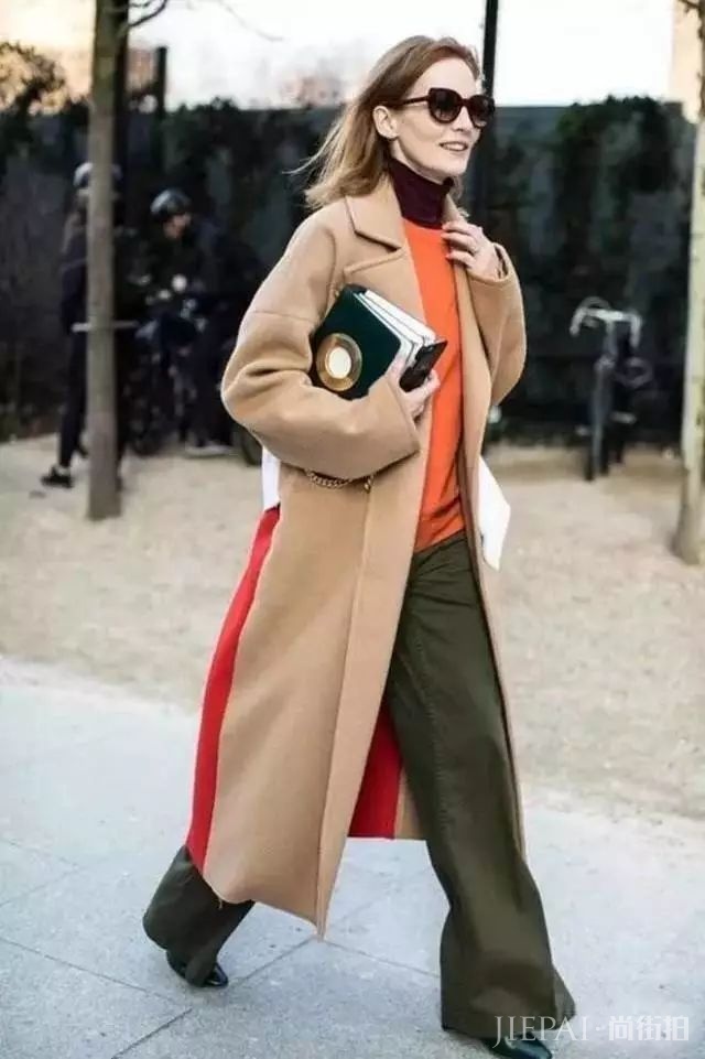 秋冬,大衣+阔腿裤,时髦温暖两不误!