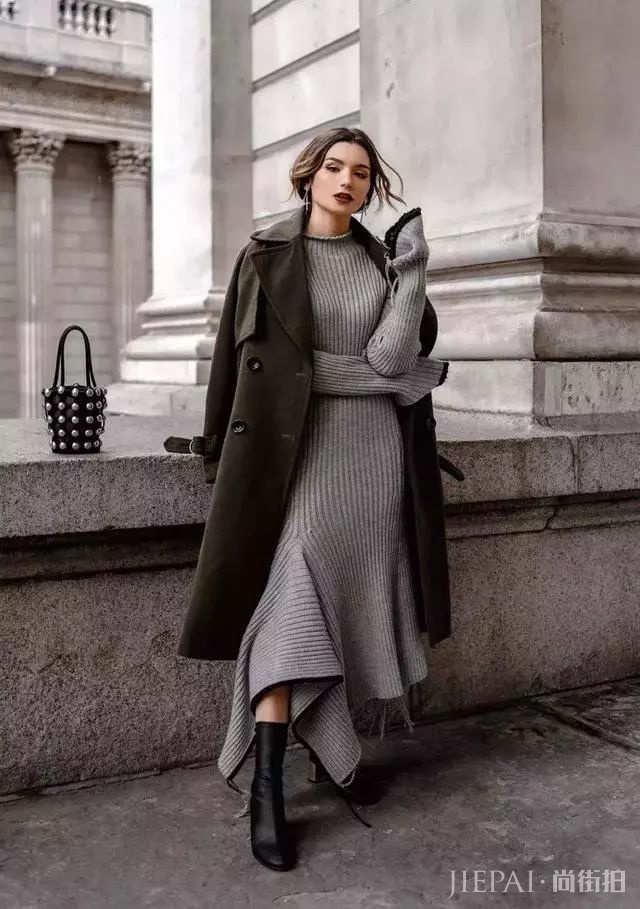 街头潮人告诉你 秋冬季度穿这6条裙子，美过一整年