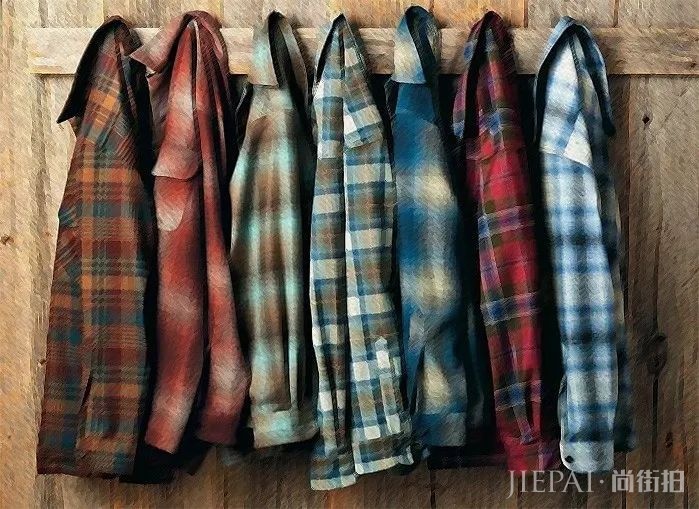 佛系直男程序员格子衬衫穿搭指南!