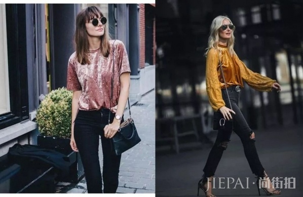 秋冬丝绒衣服怎么搭配?别想了,今年秋冬还是丝绒的天下