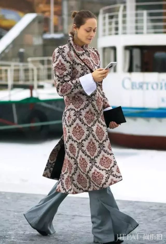 秋冬,大衣+阔腿裤,时髦温暖两不误!