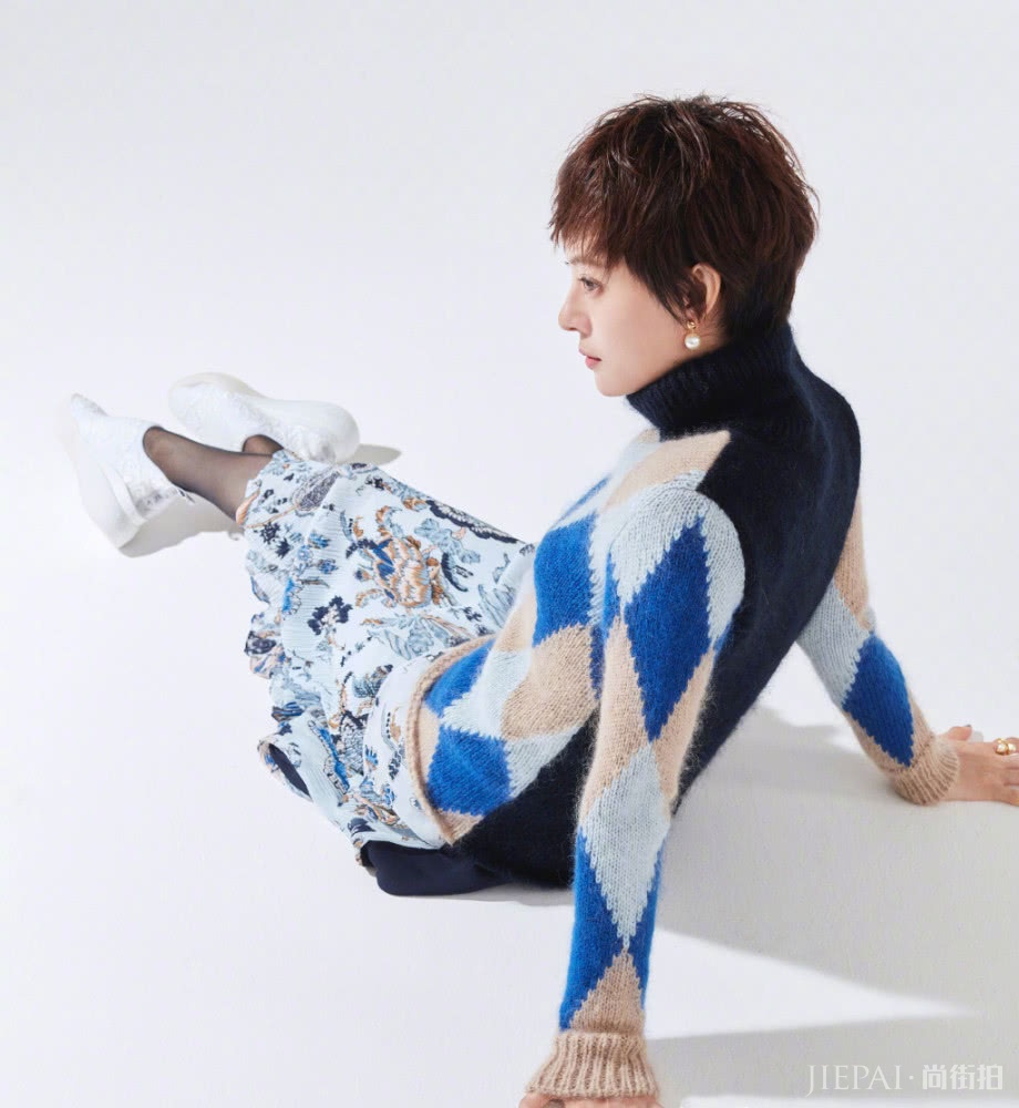 孙俪剪短发减龄10岁,原来短发那么减龄