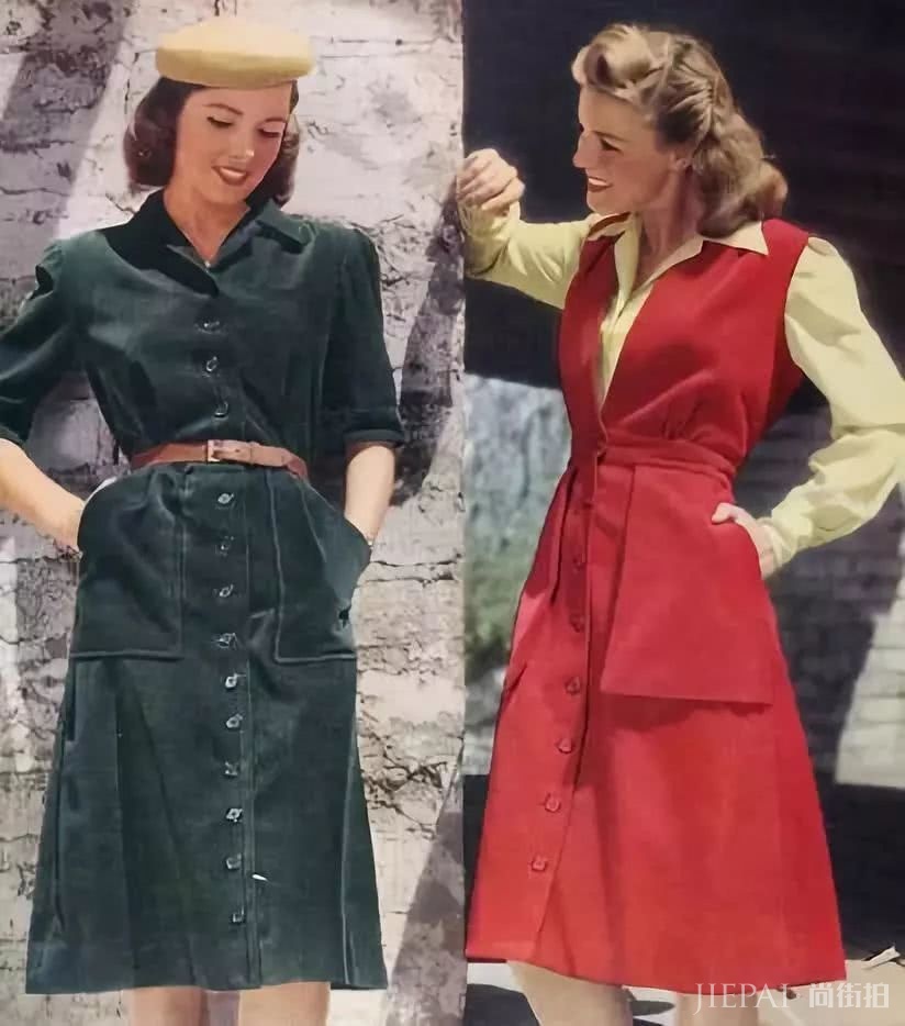 小时候的灯芯绒还记得吗?2018又火了,她们穿上美到犯规