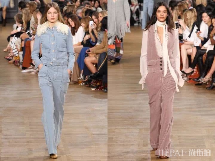 小时候的灯芯绒还记得吗?2018又火了,她们穿上美到犯规