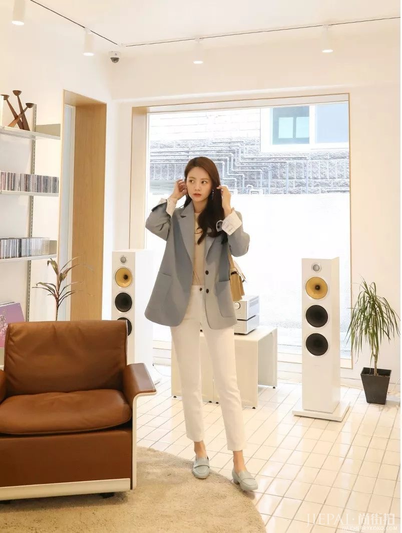 通勤必备の3类单品 25套配色自然清新的韩系淑女风穿搭