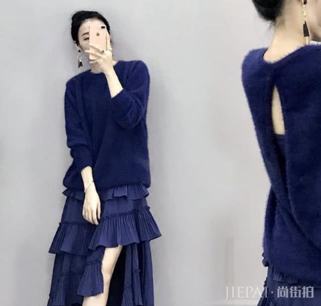 有种女装:叫“毛衣套装裙”,实在太漂亮了,美的不可芳物
