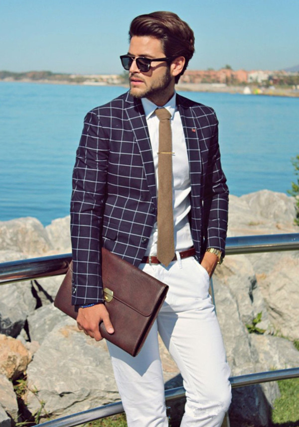 格纹西装搭配男 时髦绅士这样展现好品“格”