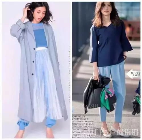 如何做到每天都穿新衣服?全靠这些配色!看看这组日系风的搭配吧