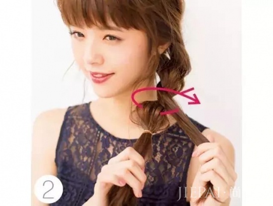 简单的长发编发教程 让你每天发型不一样