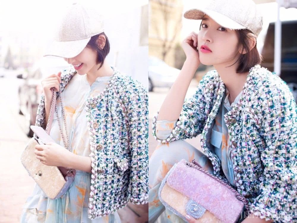 路遇唐艺昕！无美颜镜头下的她吓到我了 颜值真的是经得起考验