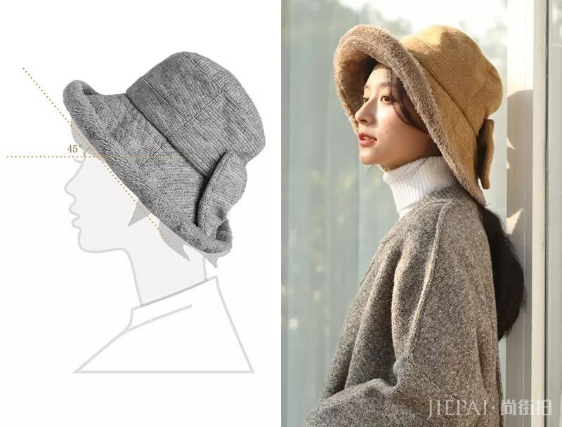 要想显脸小,帽子不可少