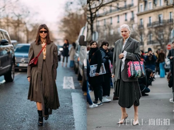 西装配裙子怎样搭好看 看欧美街头潮人这样穿搭提升回头率200%