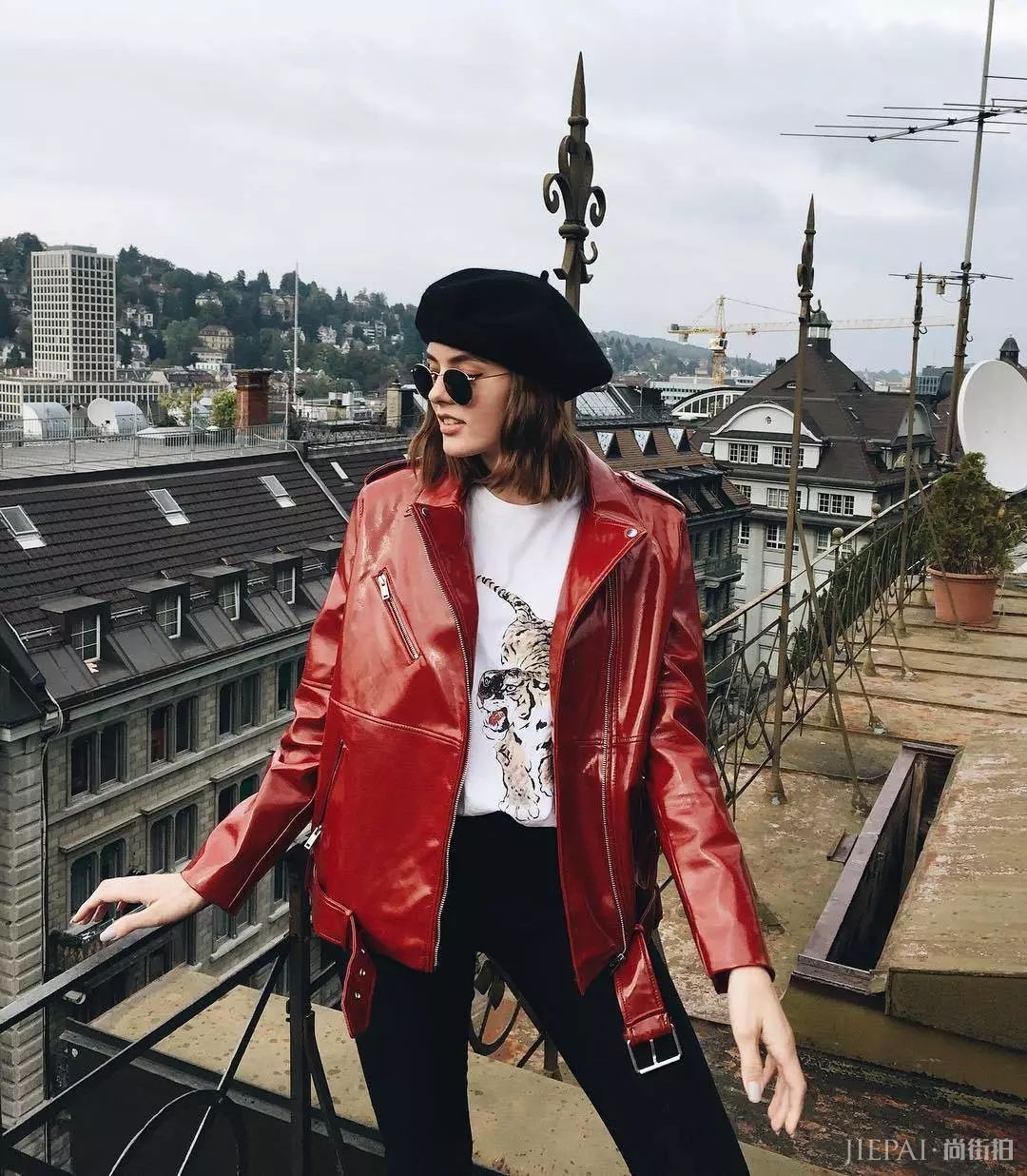 贝雷帽 欧美街头小姐姐必备的时尚单品