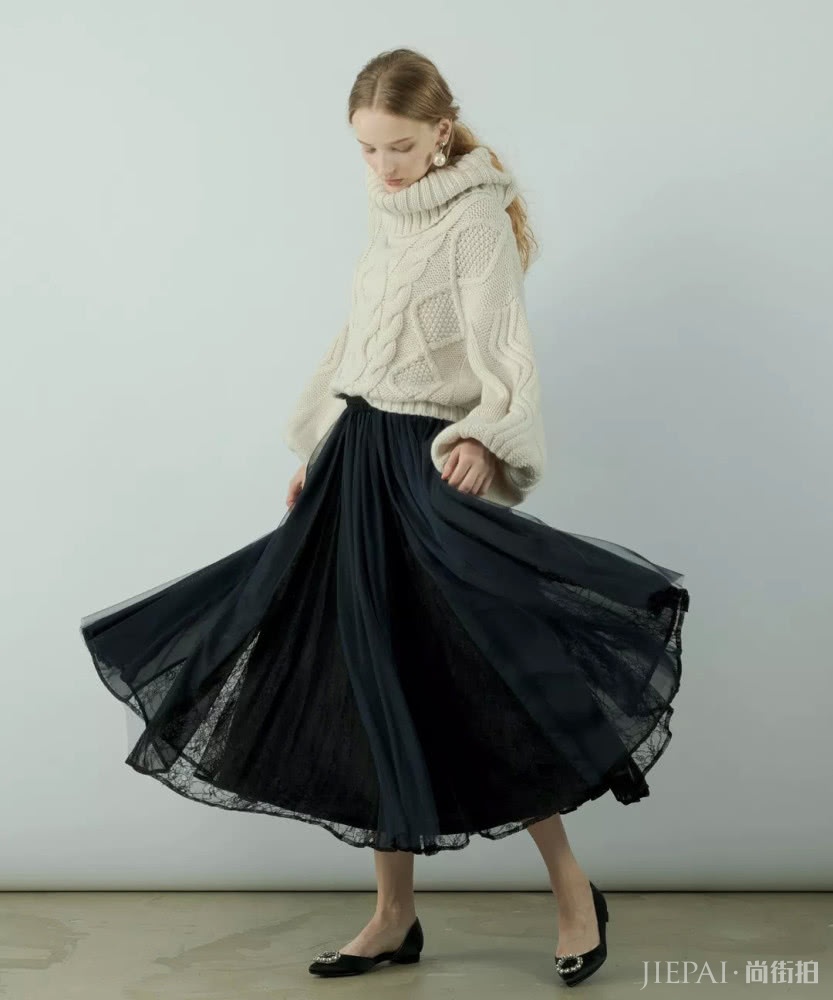 喜欢半身纱裙的的女人太美太疯狂,清新淡雅的风格怎么穿都好看