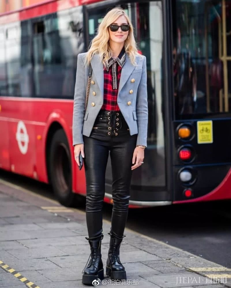 欧美街拍 看潮人最强西服搭配