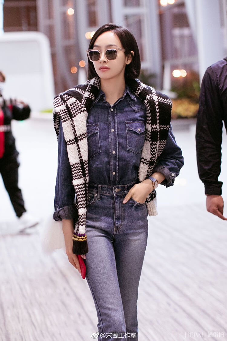 帅气+可爱100分 今日宋茜时尚look公开