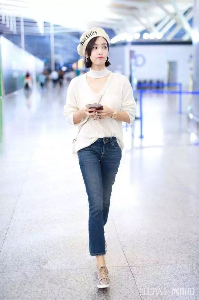 宋茜宋佳孙怡马思纯教你穿V领针织衫！