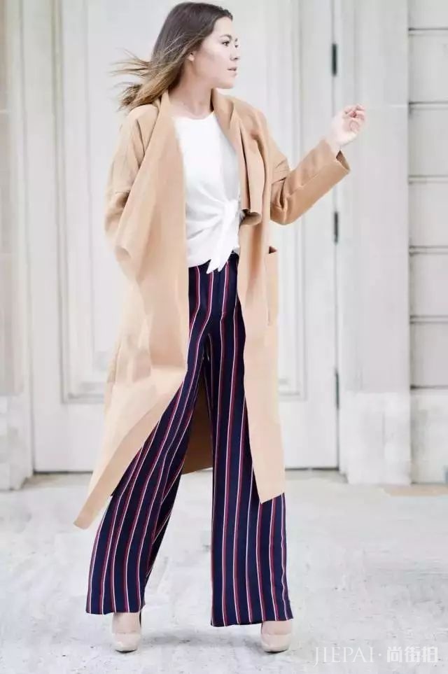 秋冬,大衣+阔腿裤,时髦温暖两不误!