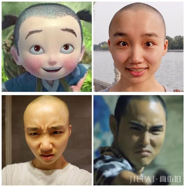 女生光头是种什么体验？从光头长到头发可以见人需要多久？