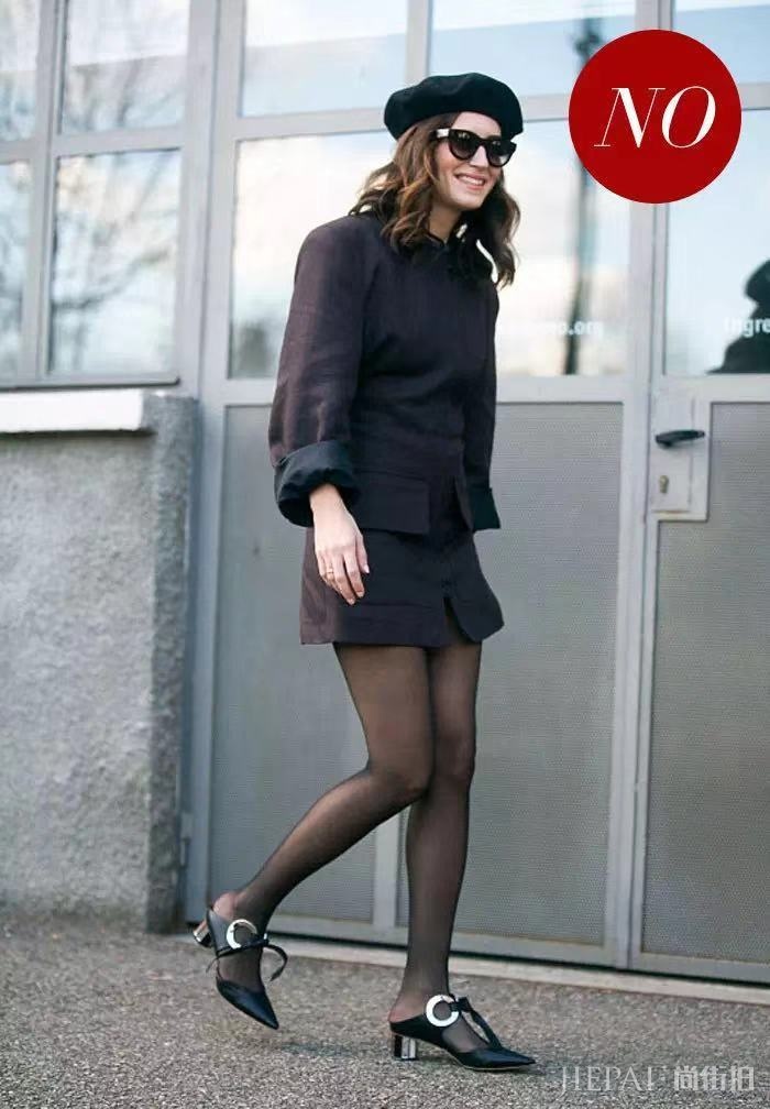 连裤袜的搭配其实就是这么简单!