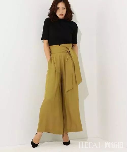 精选15款芥末黄裤装和裙子日系穿搭，用大地色系来打造秋日气息！