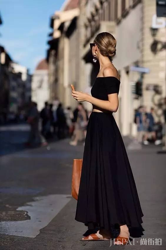 上衣越短越显瘦？欧美街拍告诉你想要显高时髦应该这样穿！