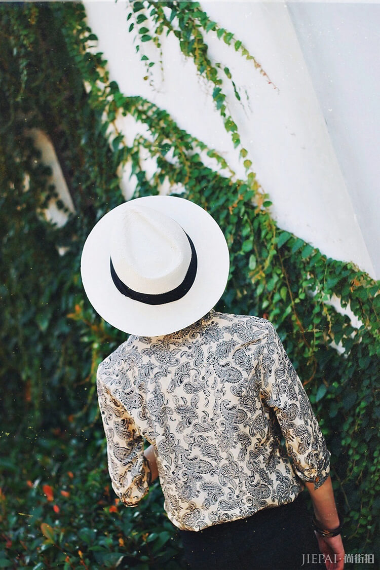 【男士】米色花纹衬衫