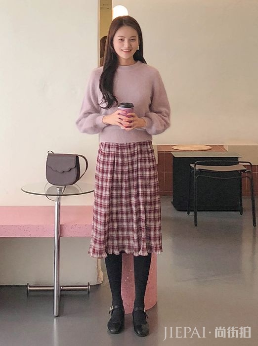 通勤必备の3类单品 25套配色自然清新的韩系淑女风穿搭