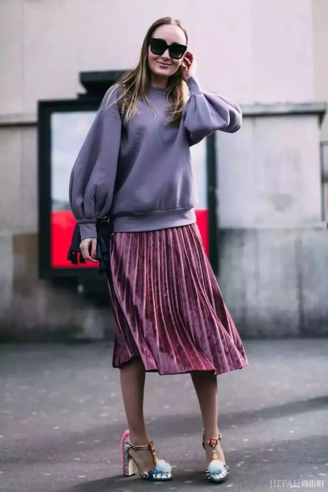 百褶裙显胖、显胯宽？学高圆圆不同身材不同穿法，时髦仙气还有范儿！