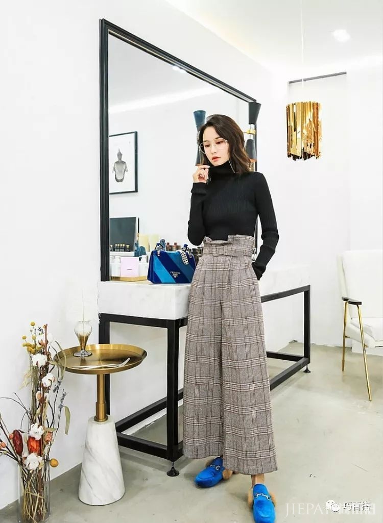 想要时髦好看就穿阔腿裤，还离不开这3种搭配！