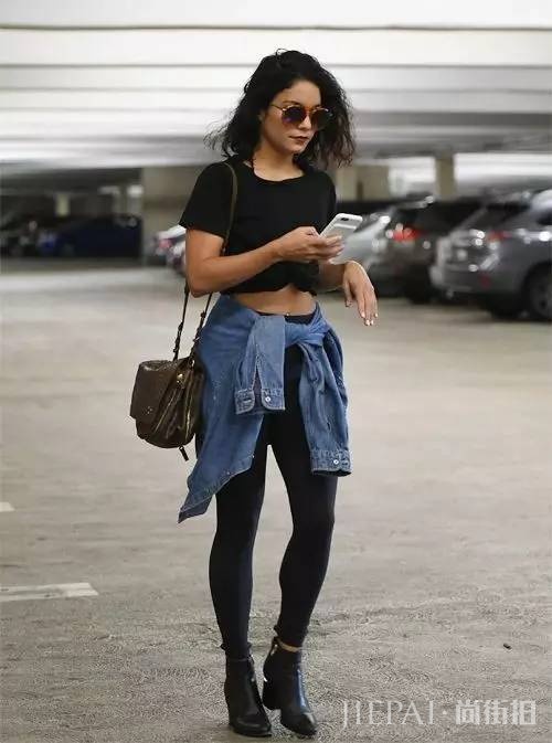 上衣越短越显瘦？欧美街拍告诉你想要显高时髦应该这样穿！